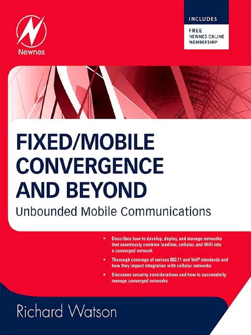 Title details for Fixed/Mobile Convergence and Beyond by Richard Watson - Available